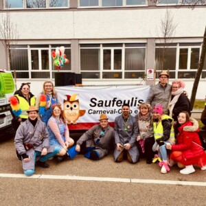Die Saufeulis beim Faschingsumzug in Hanau